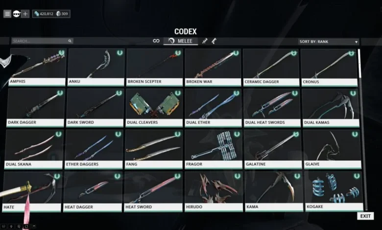 Top-tier Warframe melee weapons with high damage, critical chance, and crowd control abilities.