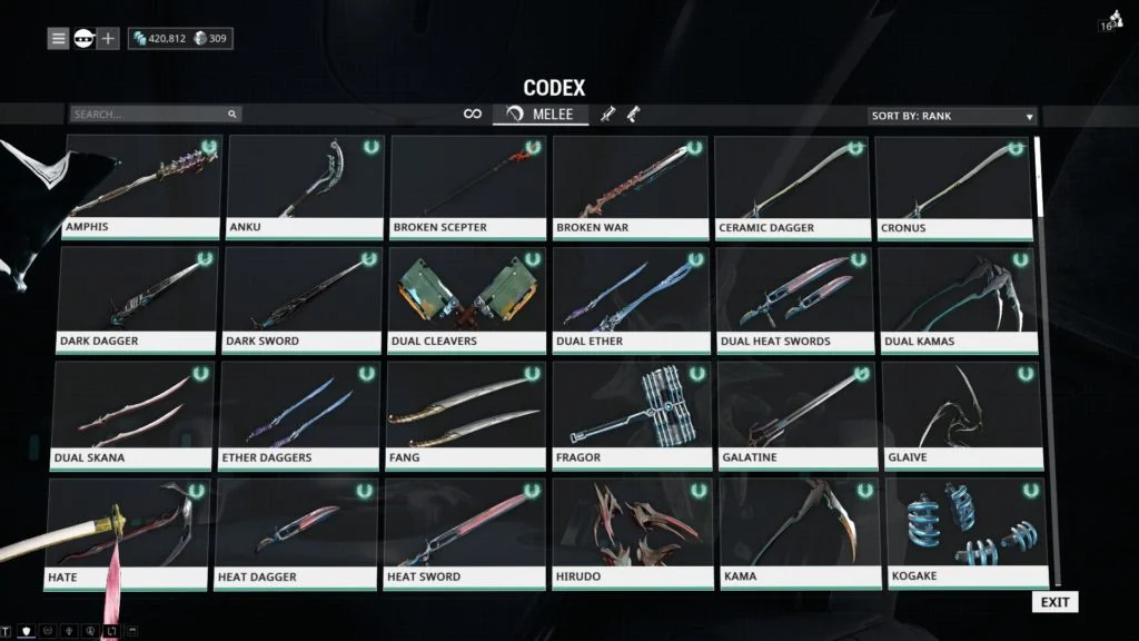 Top-tier Warframe melee weapons with high damage, critical chance, and crowd control abilities.